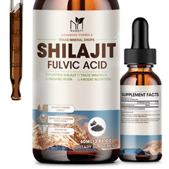 Pure Shilajit Fulicacid Drops Organic Drops Daily Energy Immune System Support