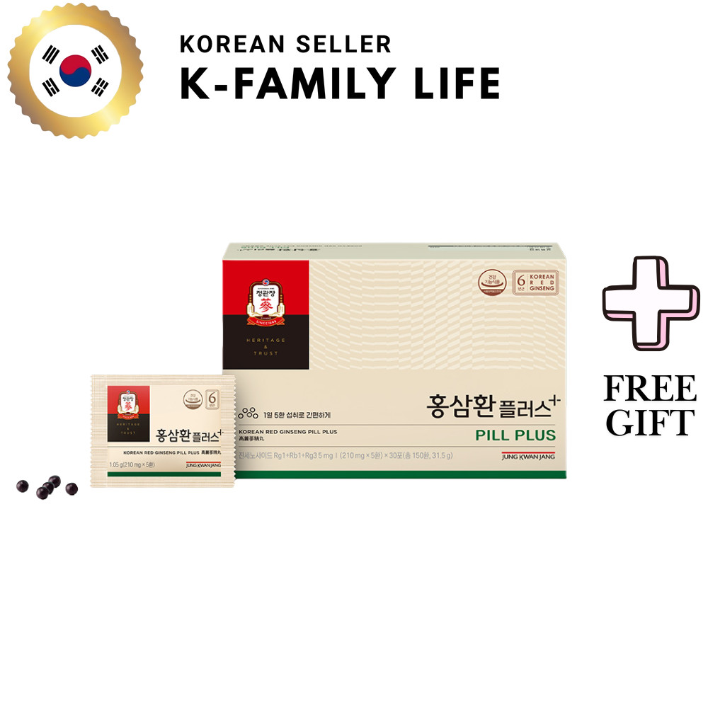 Jung Kwan Jang Korea Red Ginseng Pills Hwan Plus 150 count 31.5g Energy