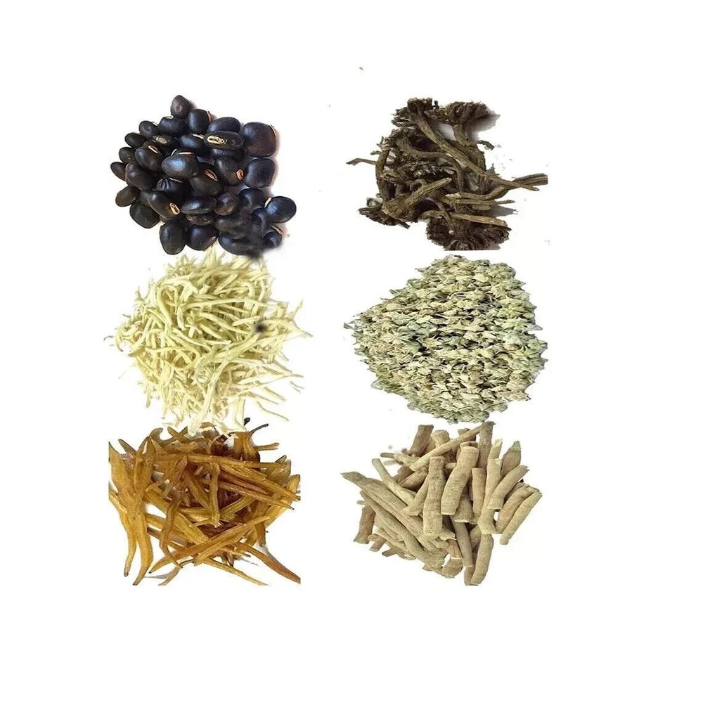 Safed Musli, Kaunch Beej,Ashwagandha,Shatavari,Gokhru,Akarkara 50grams eachwhole