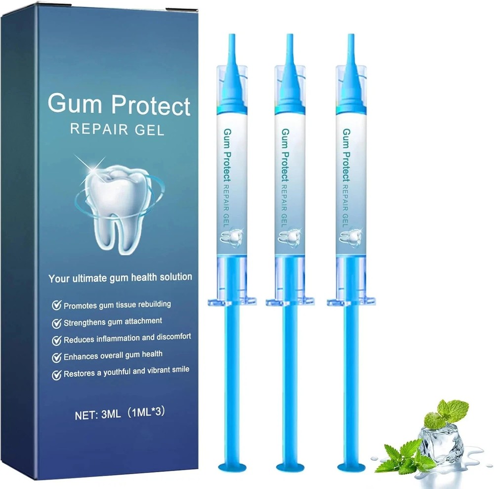3Pcs Gum Protect Dental Repair Gel, Deep Cleaning Oral Gel, Fresh Breath Support