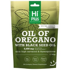 2-in-1 Oil of Oregano & Black Seed Oil Softgels | 4X Strength Immune Support | 3