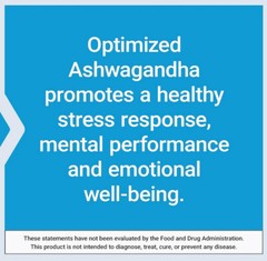 OPTIMIZED ASHWAGANDHA EXTRACT STRESS ANXIETY 120 Capsule LIFE EXTENSION
