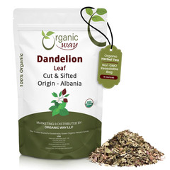 Organic Way Dandelion Leaf (Taraxacum Officinale) Cut & Sifted – Herbal Tea | Eu