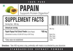 Papain 500 TU / 30,000 USP Papaya Fruit Extract Powder Digestive Enzyme Support