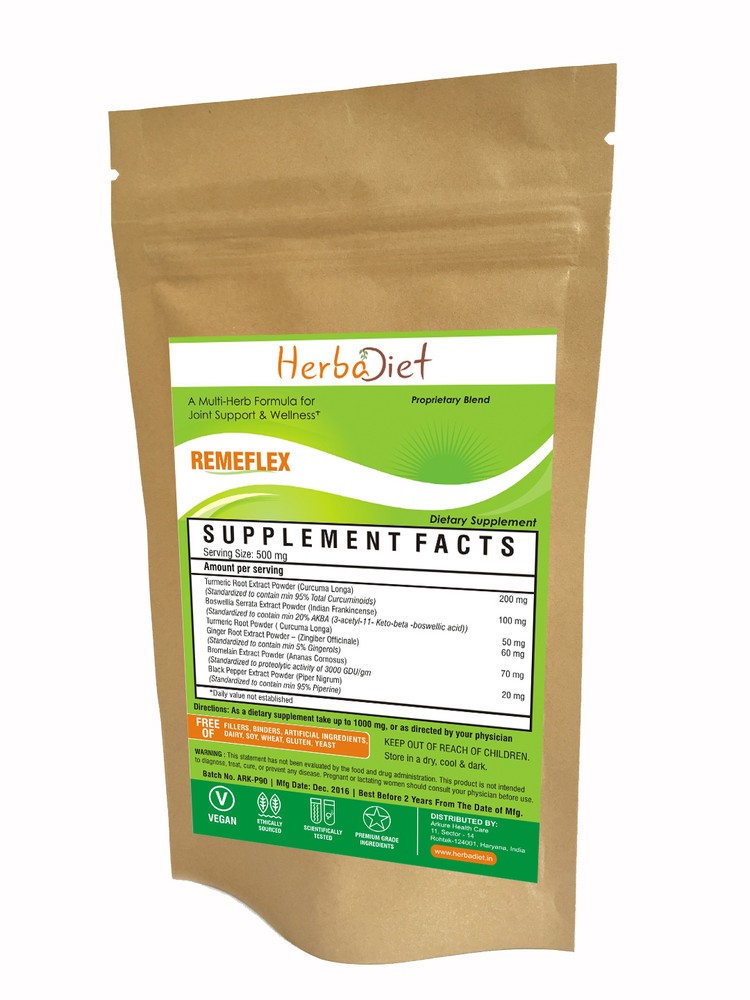 Turmeric Curcumin, Boswellia, Bromelain Piperine Joint Support Supplement Powder