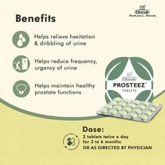 Charak Prosteez Ayurvedic Tablet – 200 Tablets (10 Strips) Prostate Health