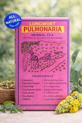 Te Pulmonaria, Lungwort Herbal Tea 180g Natural Botanical Blend Respiratory Aid