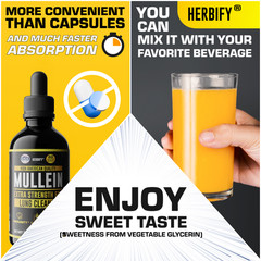Mullein Drops 4oz Lung Cleanse Detox for Smokers Respiratory Immune Support