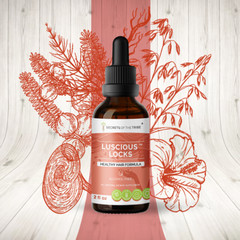 Secrets Of The Tribe Luscious Locks Tincture Alcohol-FREE Extract