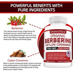 Total CardiovascularHealth 30/60/120Capsules Hearthealthy Organic Berberine800mg
