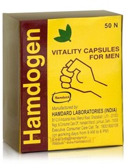 Hamdard HAMDOGEN Vitality 50 Capsules for Men’s Wellness Herbal Unani