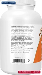 NOW Foods Supplements, Whole Psyllium Husks, Granule, Non-GMO Project Verified,