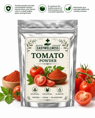 Pure Tomato Powder Natural Red Tomato Fine Ground Vegan Smoothie Mix