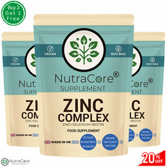 Zinc Complex Capsules-(zinc+ Selenium+ Biotin )-Skin & Hair-100% Natural & Vegan