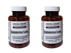 240 Diatomaceous Earth Capsules – #1 Natural Silica,Detox,Heavy Metals,Immunity