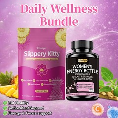 Himiyer Women Bundle: Slippery Elm Probiotic & Ashwagandha Sea Moss Capsules