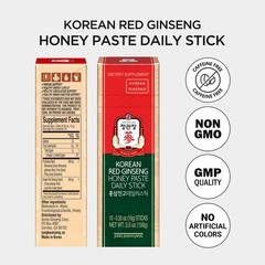 Korean Red Ginseng Honey Paste Daily Stick | Poria Mushroom, Rehmannia Extrac…