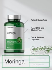 Moringa Oleifera 6000mg 300 Capsules Non-GMO and Gluten Free Extract by Horbaach