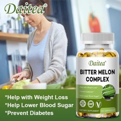 Organic Bitter Melon 120 Softgel Blood Sugar Digestive Health Support 2500mg