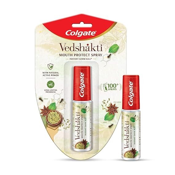 Pack of 3 X Colgate Vedshakti Mouth Protect Spray 10 gm FREESHIP WORLDWIDE