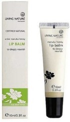 Living Nature Lip Balm 10ml /0.3fl.oz with Active Manuka Honey – made in NZ