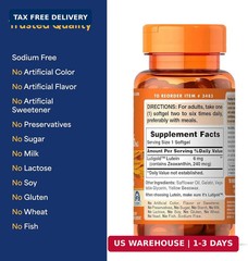 Puritan’s Pride Premium Lutigold™ Lutein Carotenoid 6mg with Zeaxanthin for Men