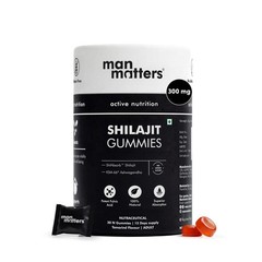 Man Matters Pure Himalayan Shilajit/Shilajeet Gummies with 75% Fulvic Acid, 30N