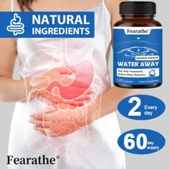 Water Away Supplement for Fast Bloating & Swelling Relief Natural Diuretic Caps