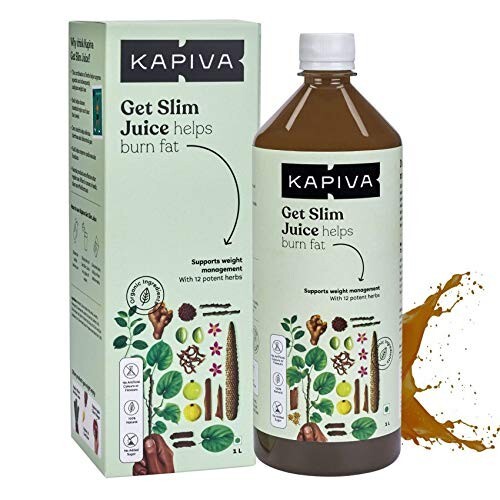 KAPIVA GET SLIM JUICE 1 L 100% Natural with no artificial colour and flavour.