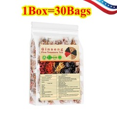 30pcs Ginseng six treasure tea , Kidney tea ,liver tea , red date kidney health