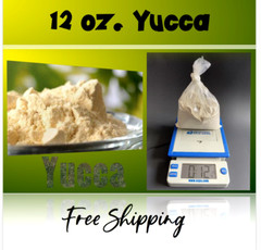 🐆(12 oz) Yucca Fine Powder Schidigera – Sun Dried – Sealed Bag NiB