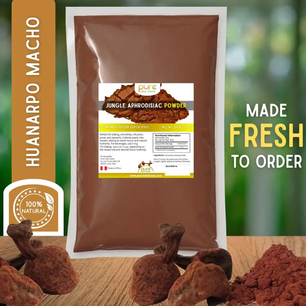 Huanarpo Macho Powder | Amazonian Origin| Wild Harvested | Male Superfood