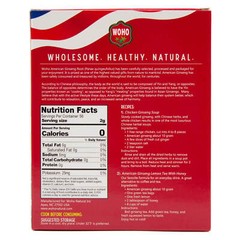 WOHO American Ginseng #122.4 Prong Medium 4oz Box