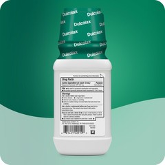 Dulcolax Saline Laxative Liquid, Fast & Gentle 12 Fl Oz (Pack of 1), White