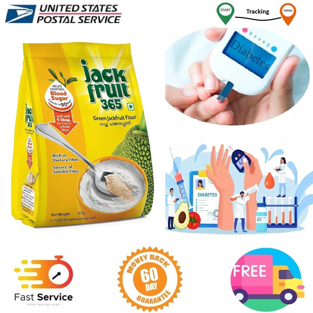 Jackfruit365 Green Jackfruit Flour-Helps to Control Sugar- 400g