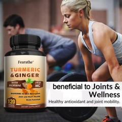 Turmeric 95% curcumin 1950mg extract Turmeric black pepper antioxidant best