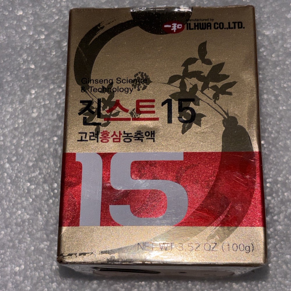 GINST 15 Korean Red Ginseng Extract 100g (3.5274 oz) NIB