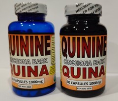 Quinine/Cinchona/peruvian bark jesuit’s bark quinine tree 90/1000mg Natural Caps