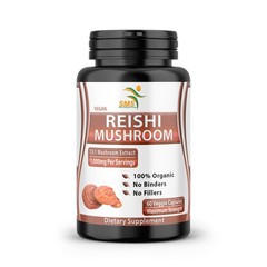 180 ORGANIC REISHI MUSHROOM PURE POTENT 15:1 EXTRACT LINGZHI GANODERMA CAPSULES