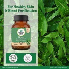 Organic India Neem 60 Veg Capsules Ayurvedic Herbal Skin Wellness 3 Pack