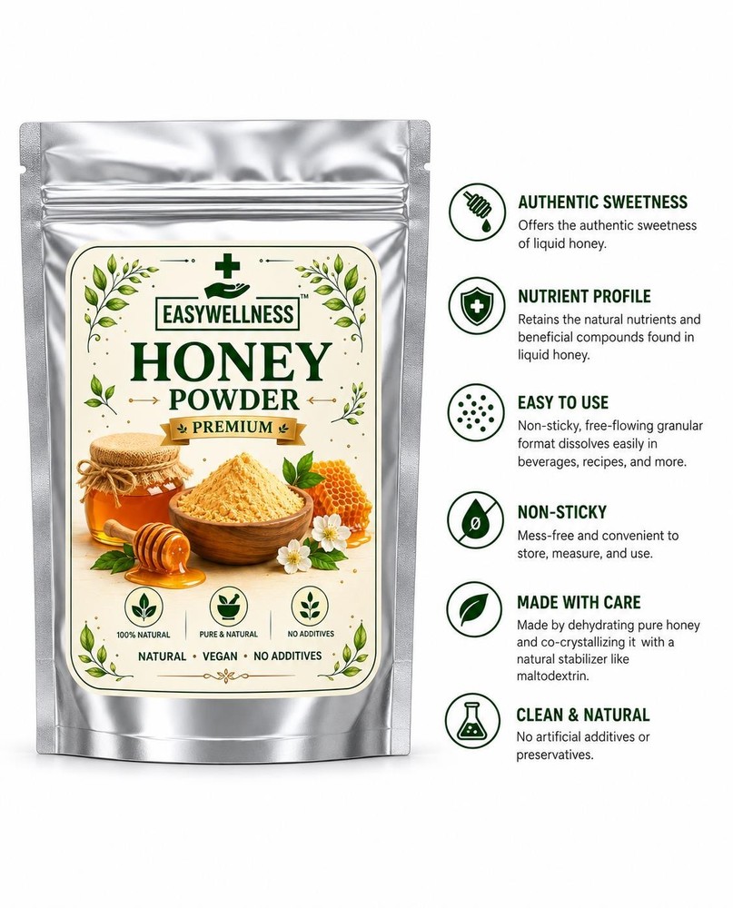 Pure Honey Powder Natural Sweetener for Tea Coffee Baking Fine Powder