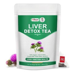 Liver Cleanse & Detox Support Liver Detox Tea Herbal Kidney and Pancrea