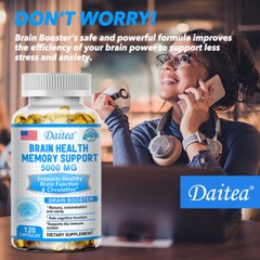 Brain Health Memory Support,Brain Booster,Healthy Brain Function,1 Bottle