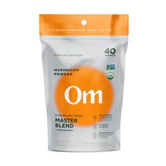 Om Master Blend Mushroom Powder – Organic Mushroom Supplement with 10 Mushroo…