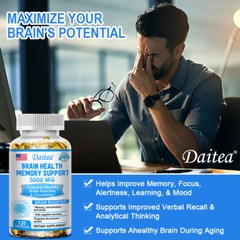 Brain Health Memory Support,Brain Booster,Healthy Brain Function,1 Bottle