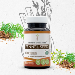 Secrets Of The Tribe Fennel Seed Capsules, 500 mg