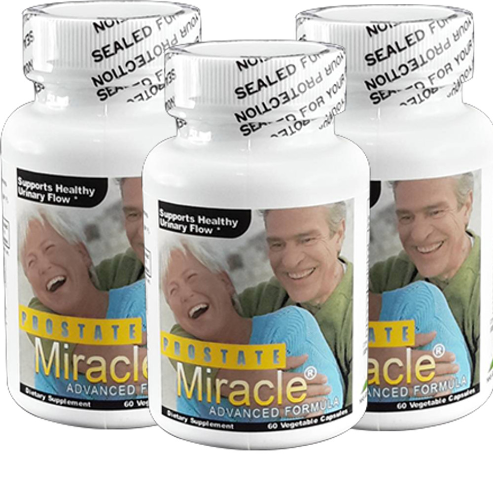 3 Bottles Of Prostate Miracle Advanced Formula ($26.95 each)