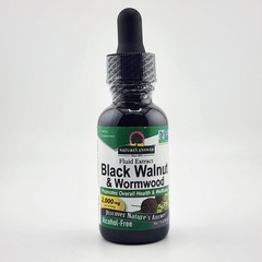 Black Walnut & Wormwood, Fluid Extract, Alcohol-Free, 1 fl oz (30 ml)