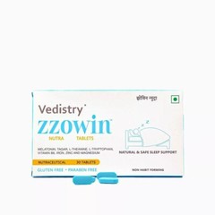 Charak Zzowin Nutra 90 Tabs For Insomnia , Sleep Management & Stress