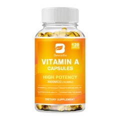 Vitamin A 10000 IU, 500 Softgels, Non-GMO, Gluten Free
